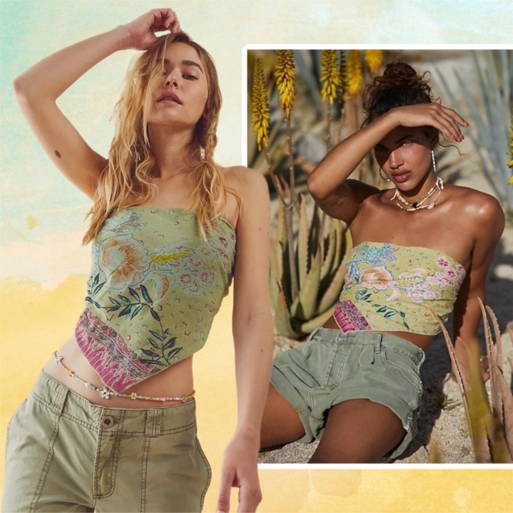 Free People Raya Bandana Top